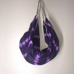 Amrita Singh vegan leather tie dye hobo bag